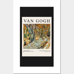 Vincent Van Gogh The Large Plane Trees (1889) Exhibition Posters and Art